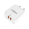 Frontech 12 W 2.4 A Multiport Mobile MOBILE CHARGER FT-0952 Charger with Detachable Cable  (White, Cable Included)